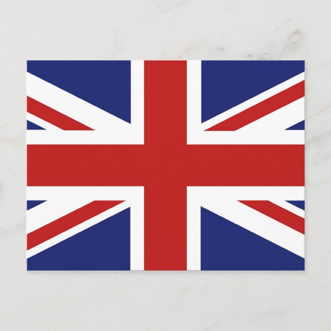 Union Jack Postkarte (Vorderseite)