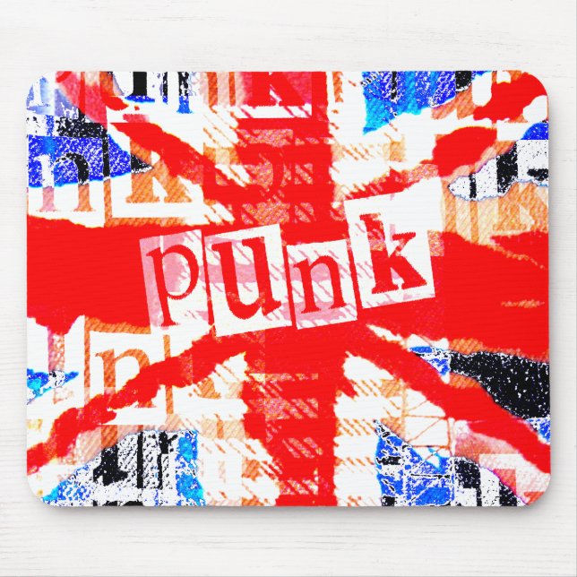 Union Jack Punk Mousepad (Vorne)