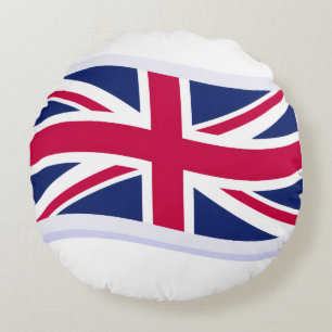 Union Jack Rundkissen 41cm Rundes Kissen