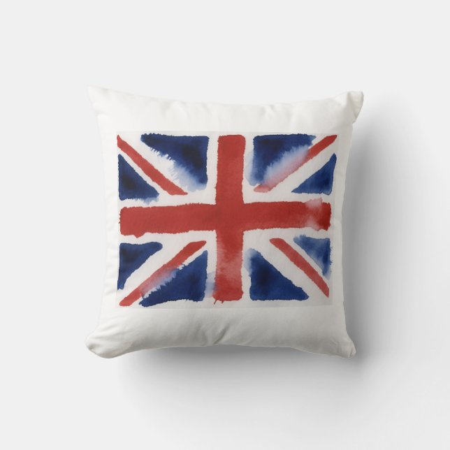 Union jack t shirt  kissen (Vorderseite)