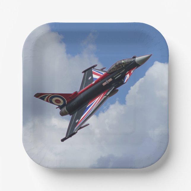 Union Jack Typhoon Pappteller (Vorderseite)