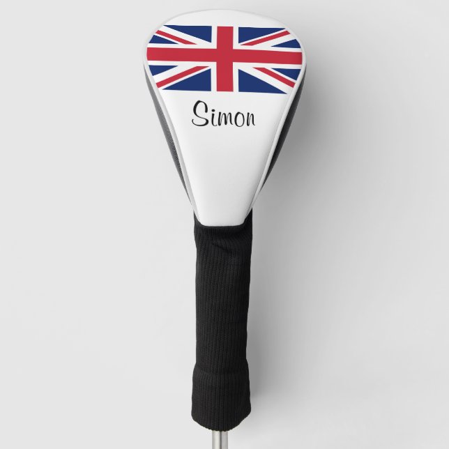 Union Jack UK Flag British Golf Head Cover Headcover (Vorderseite)