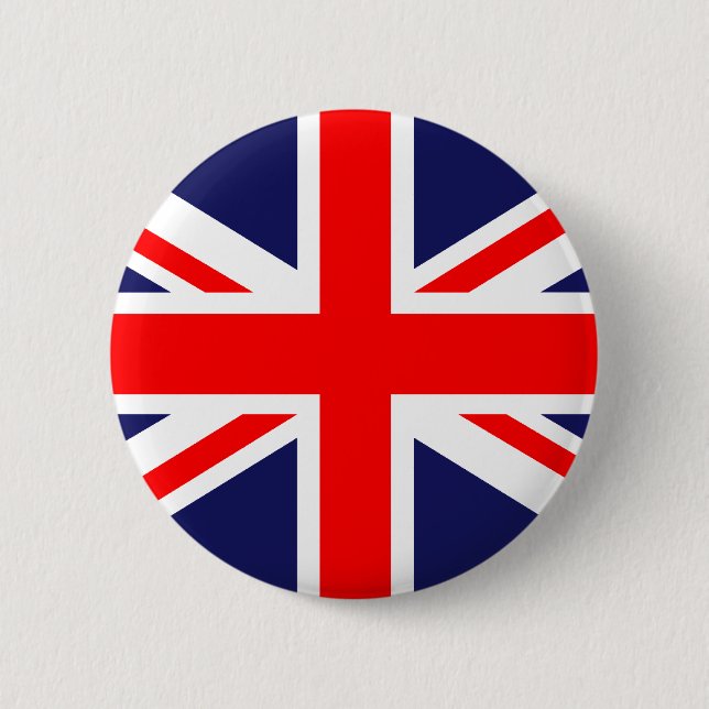 Union Jack - UK-Flagge Button (Vorderseite)