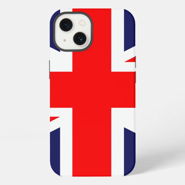 Union Jack - UK-Flagge iPhone Hülle (Rückseite)