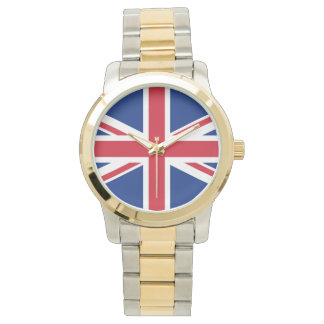 Union Jack United Kingdom British Flag Großbritann Armbanduhr