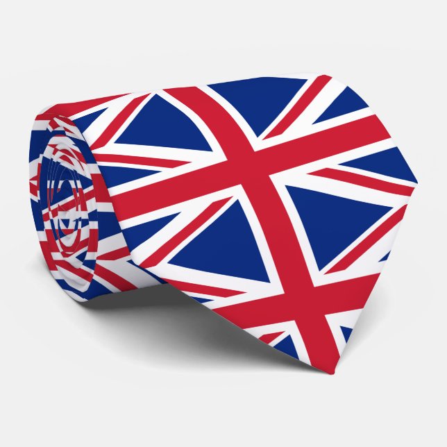 Union Jack - Vereinigtes Königreich - britische Fl Krawatte (Gerollt)