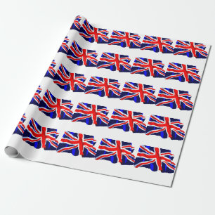 Union Jack Wrapping Papier Geschenkpapier