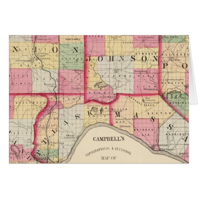 Union, Johnson, Alexander, Pulaski (Devant horizontal)