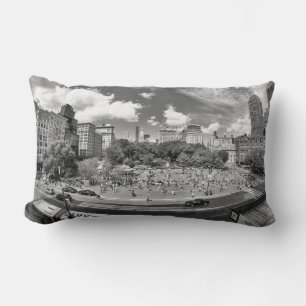 Union Square NYC aus der Vogelperspektive, S/W, Fi Lendenkissen