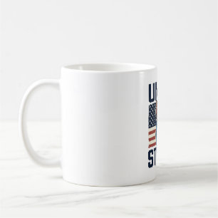 Union Starke Katze Arbeiter Patriotisch Vintage-Sh Kaffeetasse