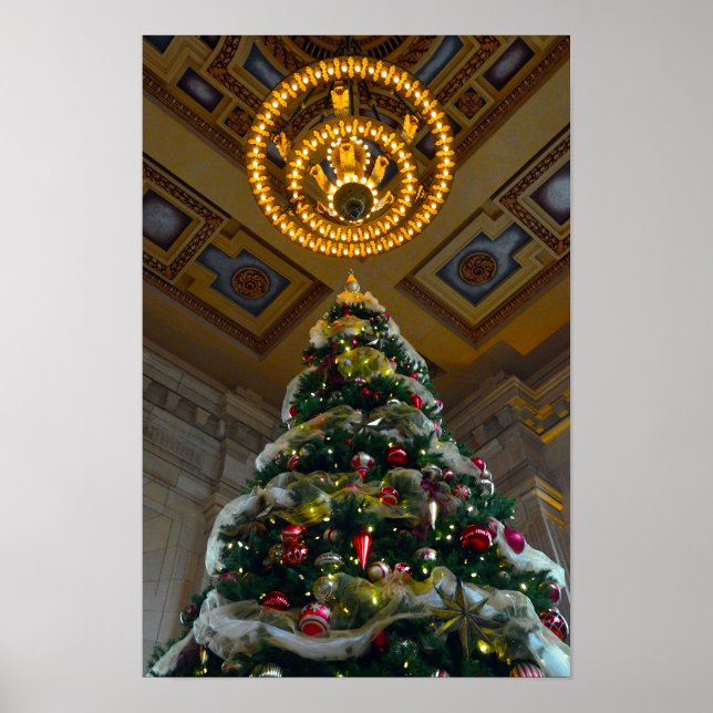 Union Station Christmas Tree Poster (Vorne)