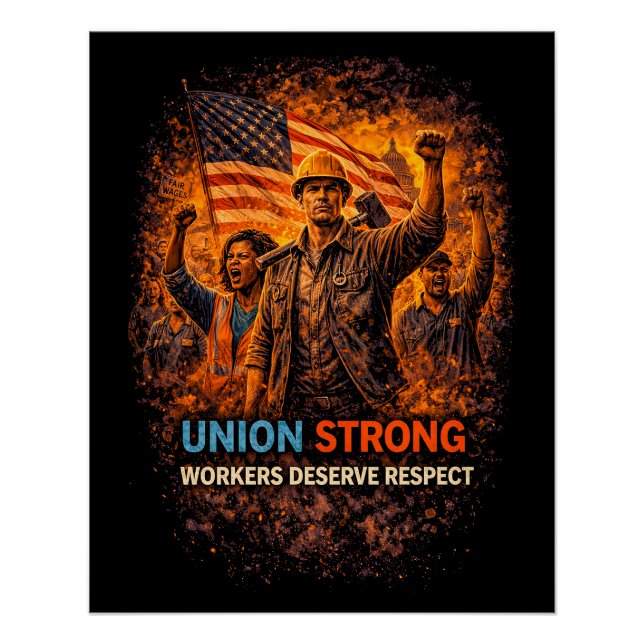 Union Strong Rising Poster (Vorderseite)