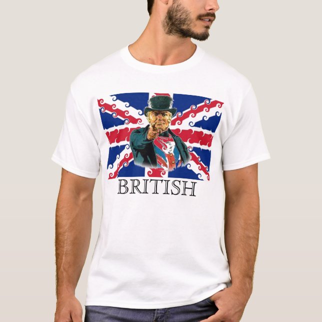 UnionJack. BRITISCH T-Shirt (Vorderseite)