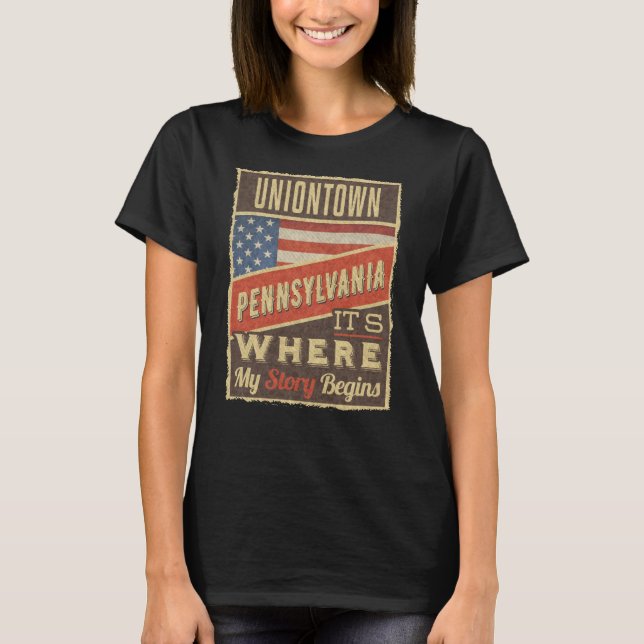Uniontown Pennsylvania T-Shirt (Vorderseite)
