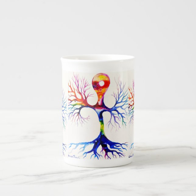 Unipolar neuron  prozellantasse (Vorderseite)