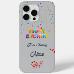 Unique Anniversaire iPhone 15 Pro Max Coque