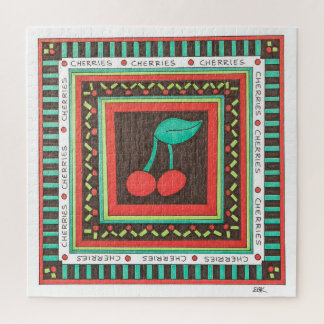 Unique Art Puzzle - Cherries