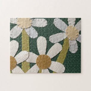 Unique Art Puzzle - Daisy Vase #3 Excerpt