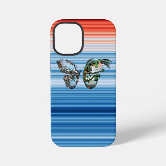 Unique Artistic Designer Case Cover for iPhone 12 Mini Hülle (Rückseite)