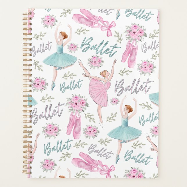 Unique Ballet Planner Journal Planer (Vorderseite)