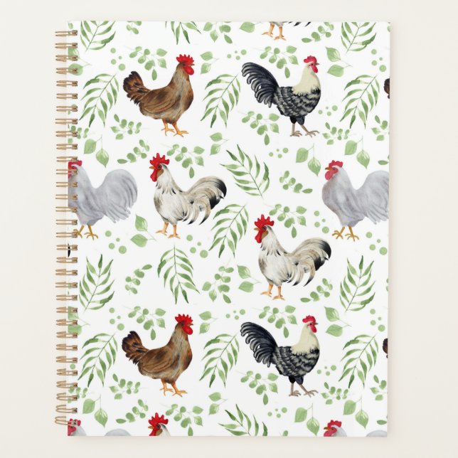 Unique Chickens Planner Journal Planer (Vorderseite)