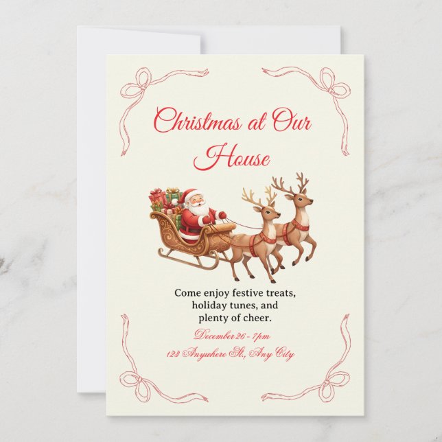 Unique Christmas Invitation Designs – Creativity  (Devant)
