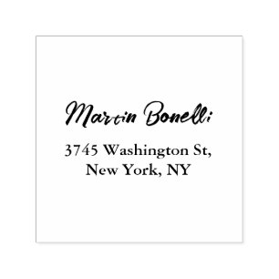 Unique Classic Simple Name Calligraphy Permastempel