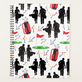 Unique Couple Golf Planner Journal Planer