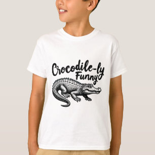 Unique Crocodile T-Shirt fun Graphisme