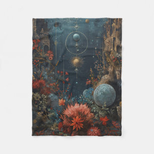 Unique Fantasy World Landscape Fleecedecke