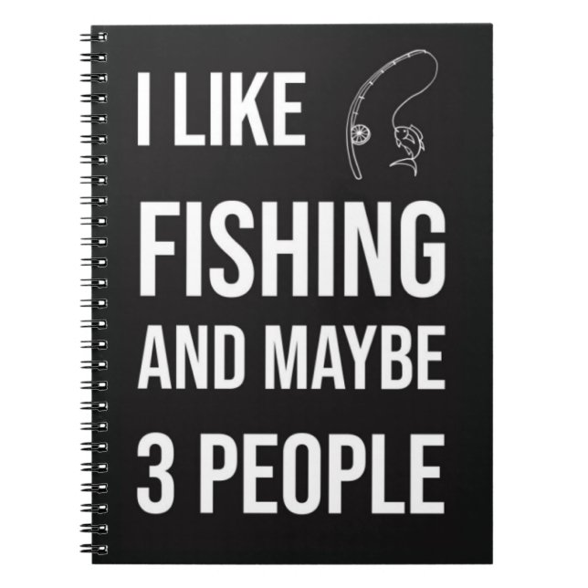 Unique Fishing Gifts Fisher Fish Lover Fisherman Notizblock (Vorderseite)