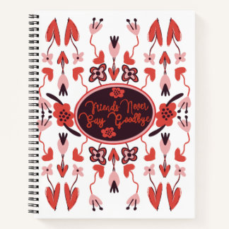 Unique FloralDesign  Notizbuch