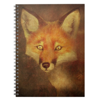 Unique Fox Art spiralgebunden Notizblock