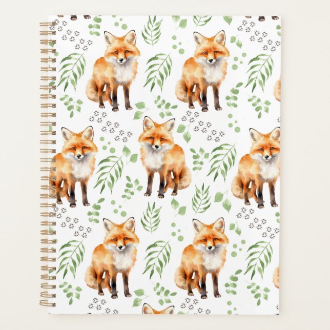 Unique Fox Planner Journal Planer (Vorderseite)