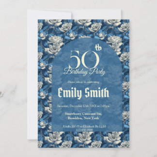 Unique Gardenias Aesthetic 60Th Birthday Einladung