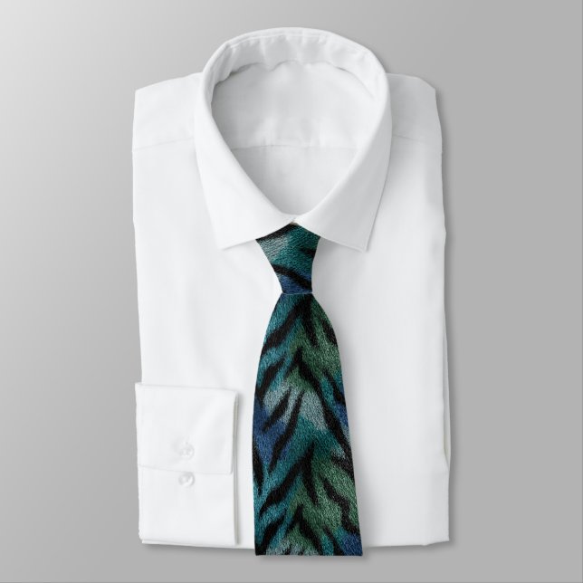 Unique Gifts For Men Tiger Skin Krawatte (Gebunden)