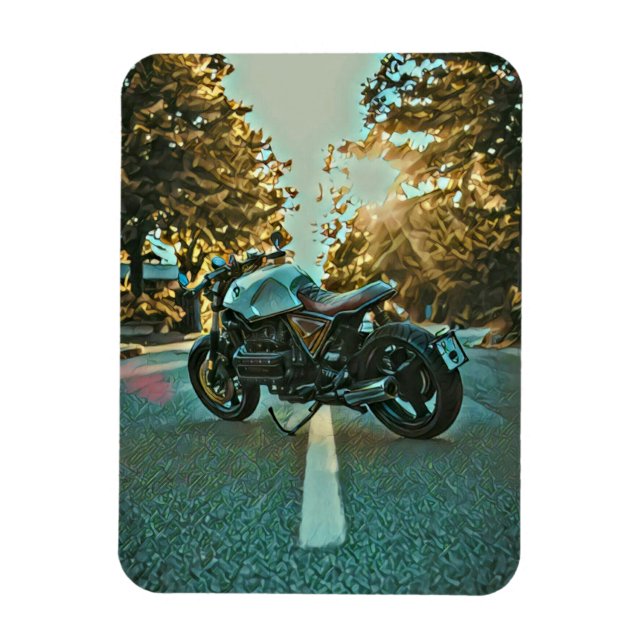 Unique gifts for motorcycle riders magnet (Vertikal)