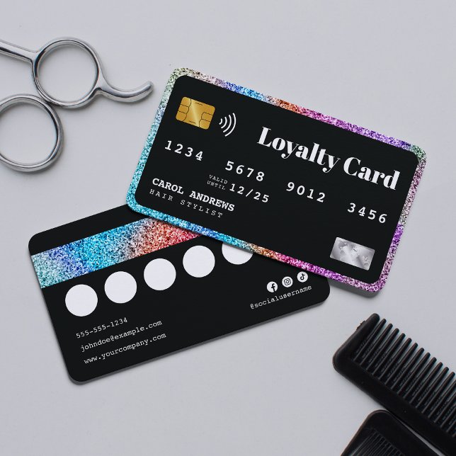 Unique Glam Parties scintillant Carte de crédit St (Créateur téléchargé)