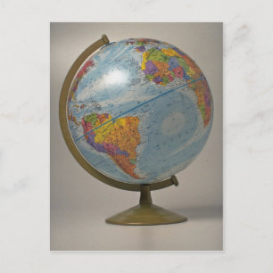 Unique Globe Postkarte