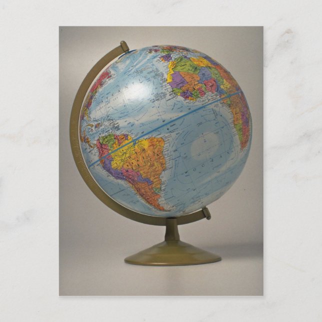 Unique Globe Postkarte (Vorderseite)
