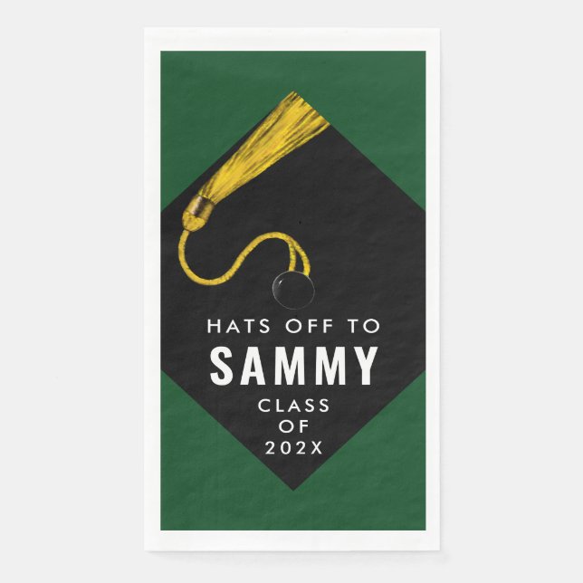 Unique Grad Party Serviette (Vorderseite)