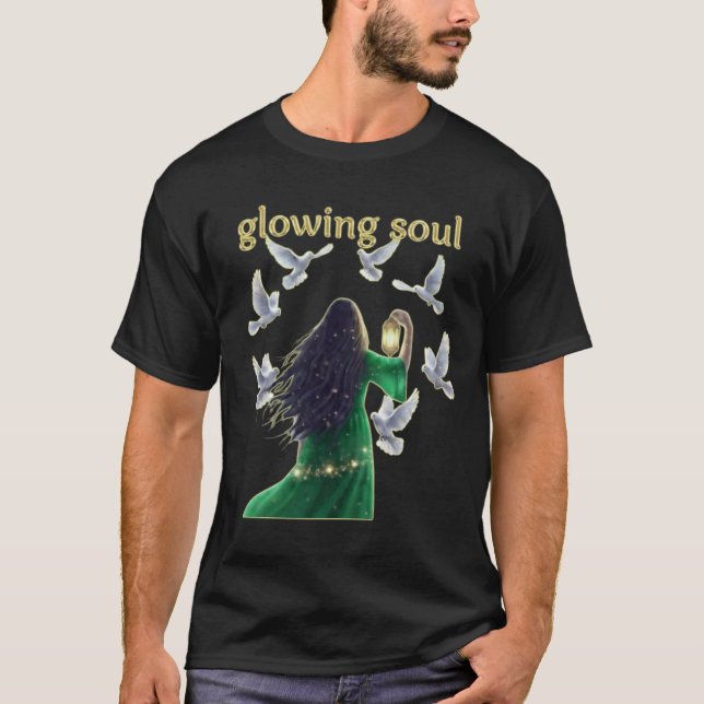Unique Graphic Glowing soul T-Shirt (Vorderseite)