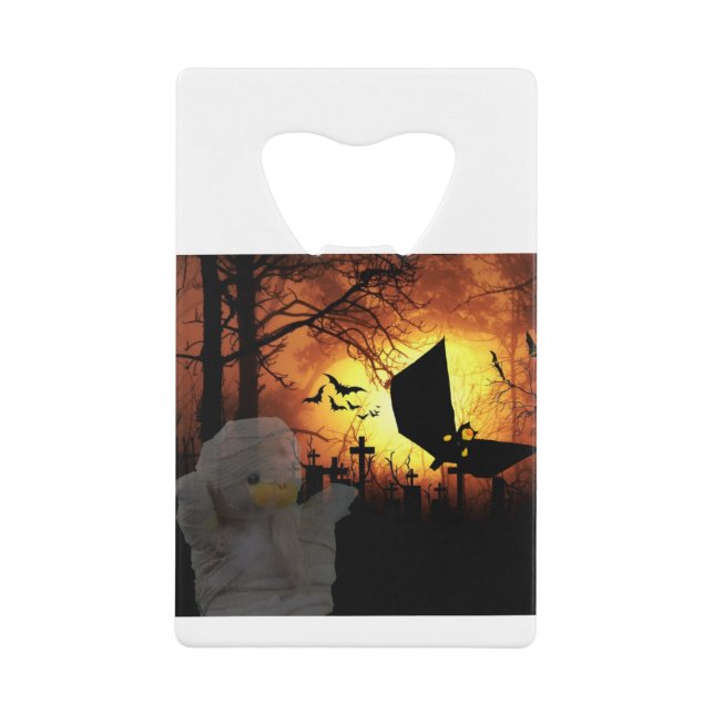 Unique Halloween Design Geldbeutel Flaschenöffner (Vorderseite)