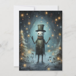 Unique Hand Drawn Christmas Cards Feiertagskarte