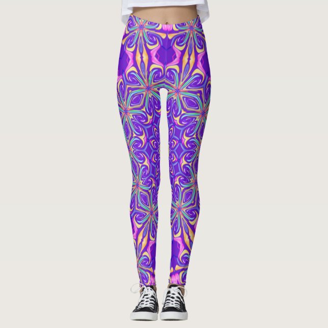 Unique leggings purpple (Vorderseite)