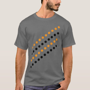 Unique Men's Polka Dot T - Shirt - Dunkelgrau