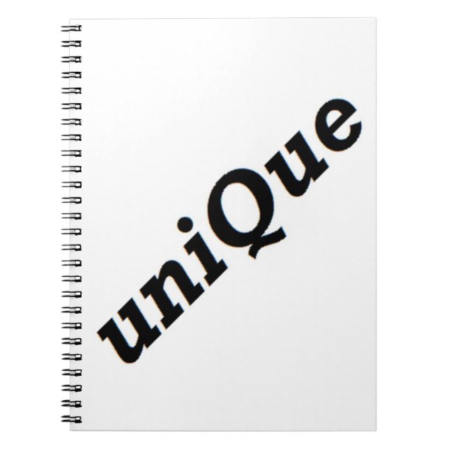 uniQue Notizblock (Vorderseite)