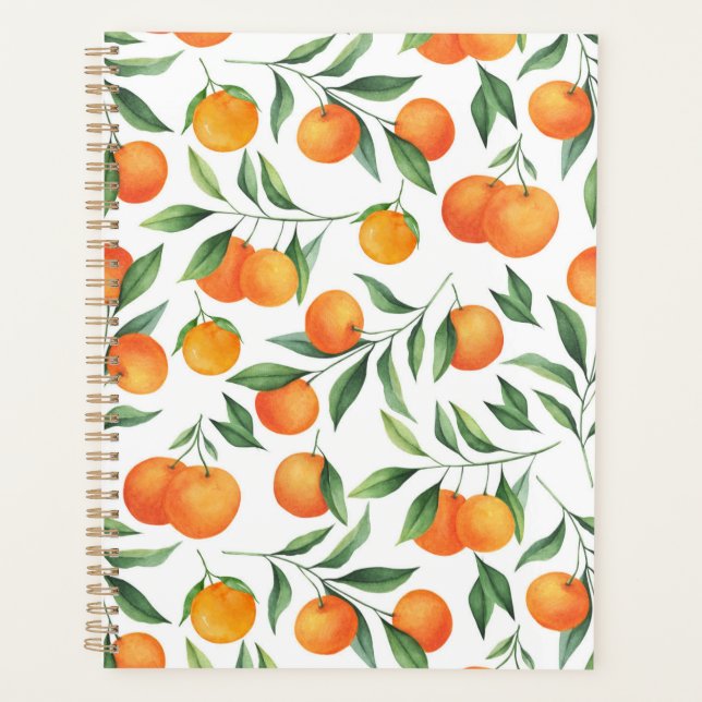 Unique Oranges Planner Journal Planer (Vorderseite)