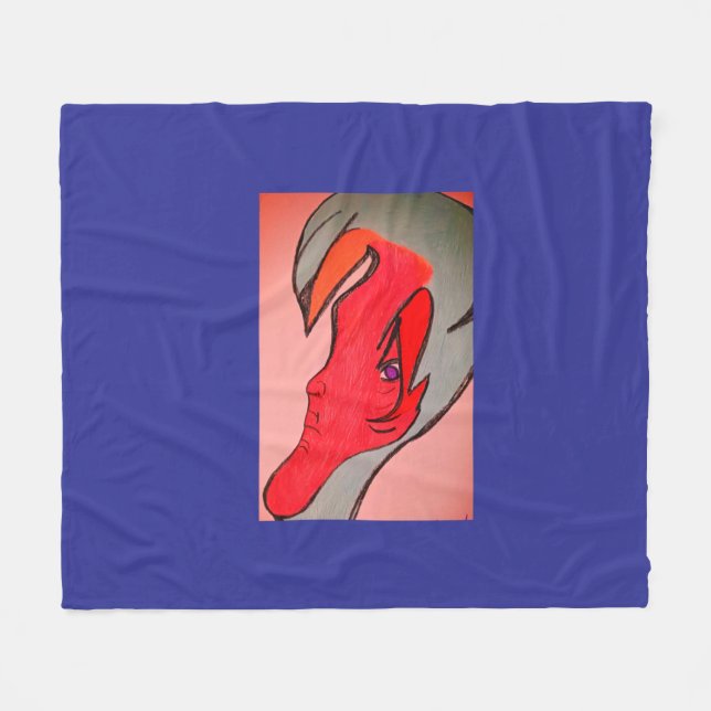 Unique Original Character Art  Fleecedecke (Vorderseite (Horizontal))