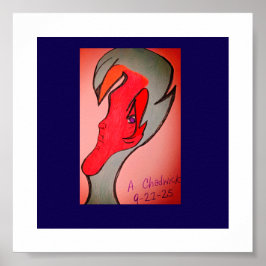 Unique Original Character Art Poster